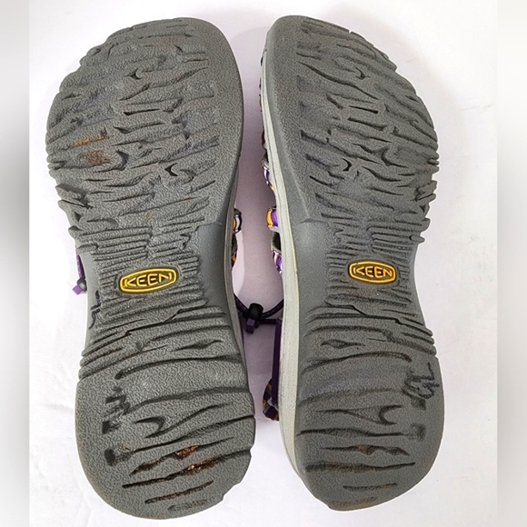 Keen Women's Purple & Orange Waterproof Strap Beach Sandals Antiodor, sz 8.5 - Picture 9 of 12